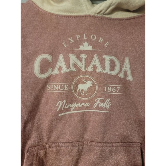 Souvenirs Northern Girls Red Pullover Hoodie Niagra Falls Size S - Picture 2 of 6